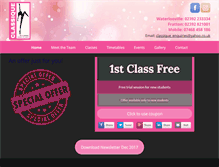 Tablet Screenshot of classiquedance.co.uk